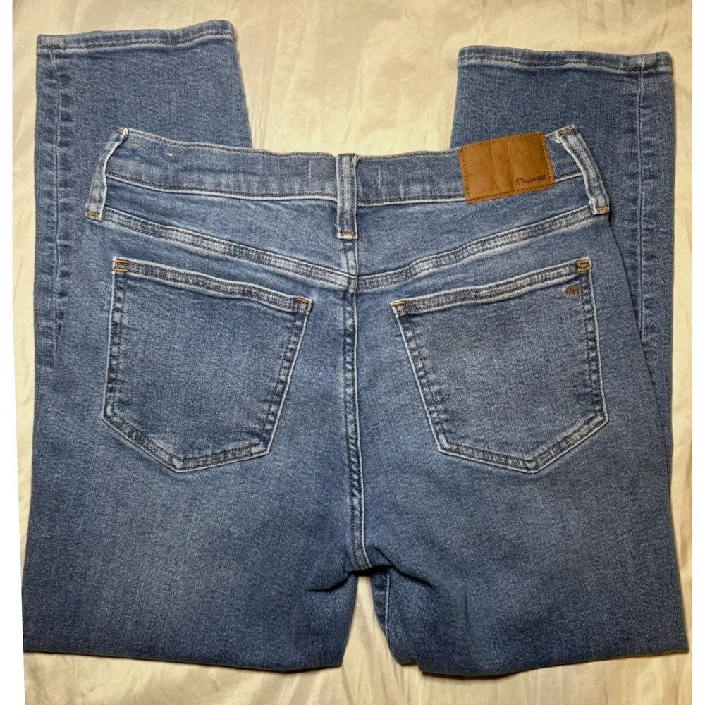 Madewell The Perfect Vintage Jean Women 27P Blue High Rise Tapered Denim Pants - Picture 2 of 5